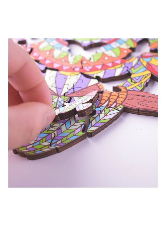 170-Piece Animal Shape Wooden Jigsaw Puzzle