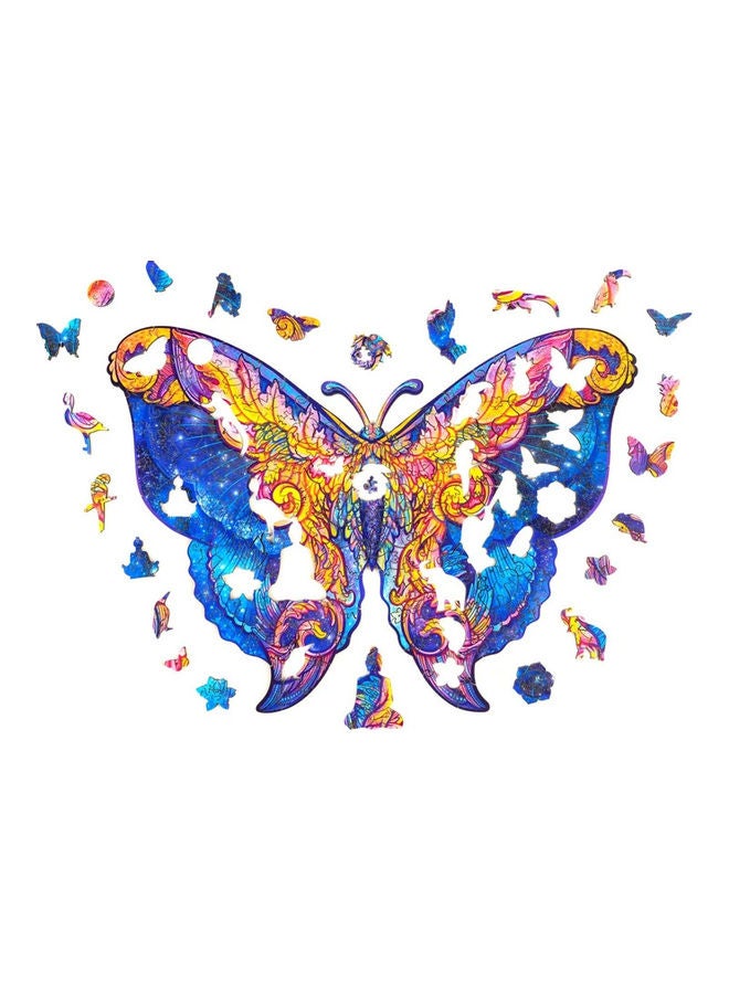 180-Piece Animal Shaped Wooden Jigsaw Puzzle