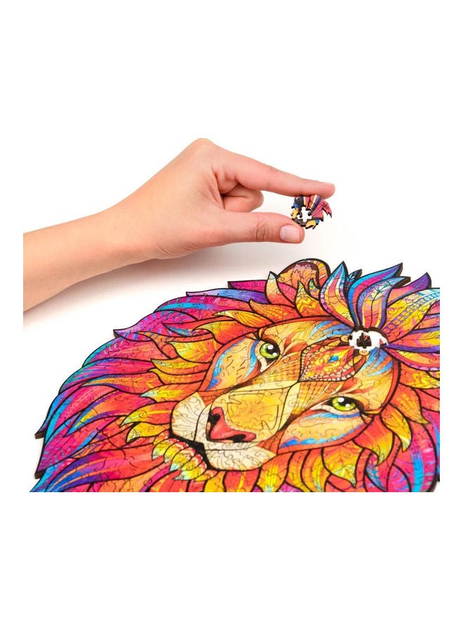 95-Piece Animal Shaped Wooden Jigsaw Puzzle