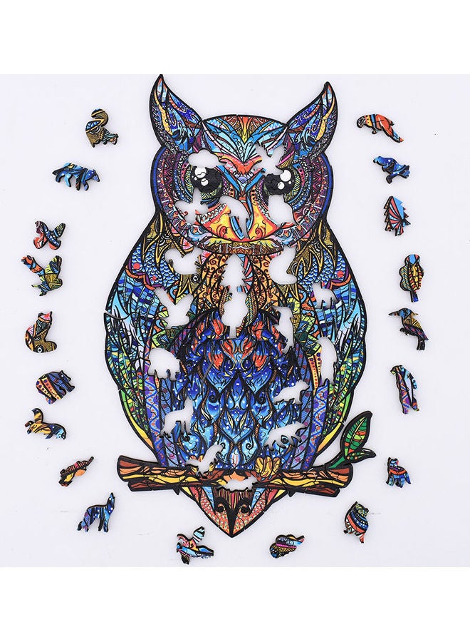 200-Piece Animal Shaped Wooden Jigsaw Puzzle Set