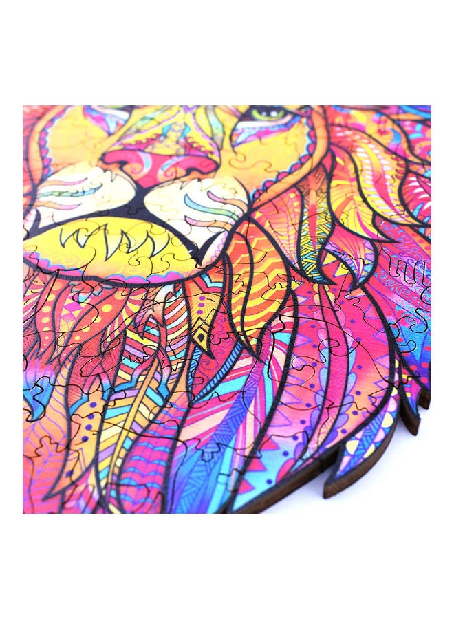 100-Piece Animal Shaped Wooden Jigsaw Puzzle Set