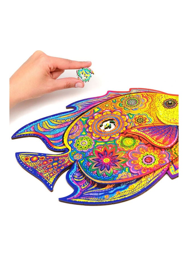 93-Piece Animal Shaped Wooden Jigsaw Puzzle