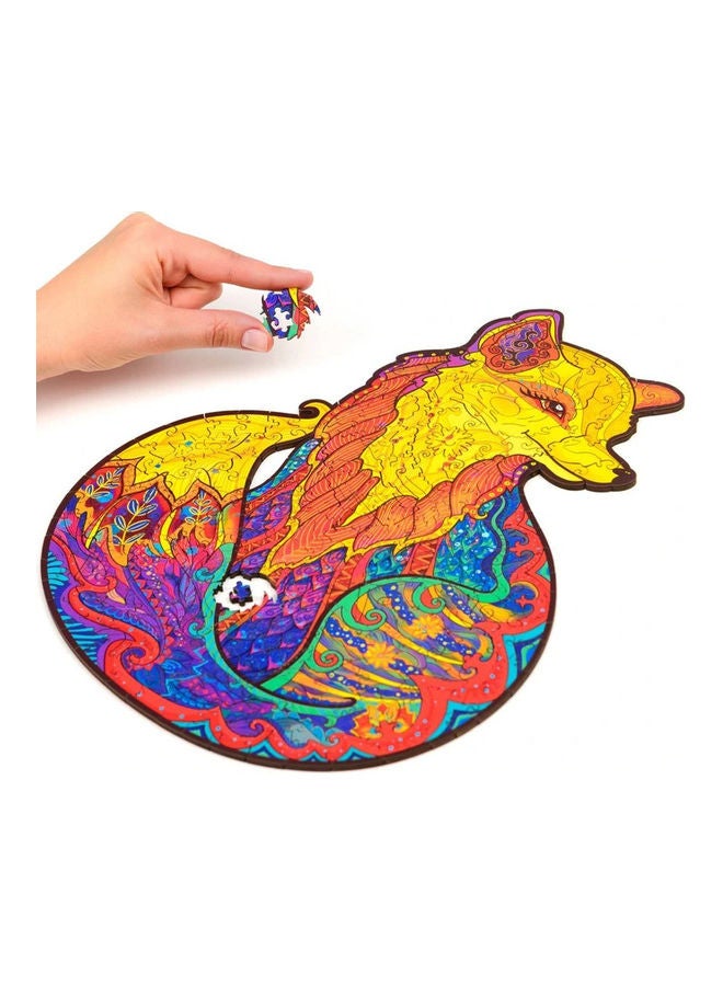 108-Piece Animal Shape Wooden Jigsaw Puzzle