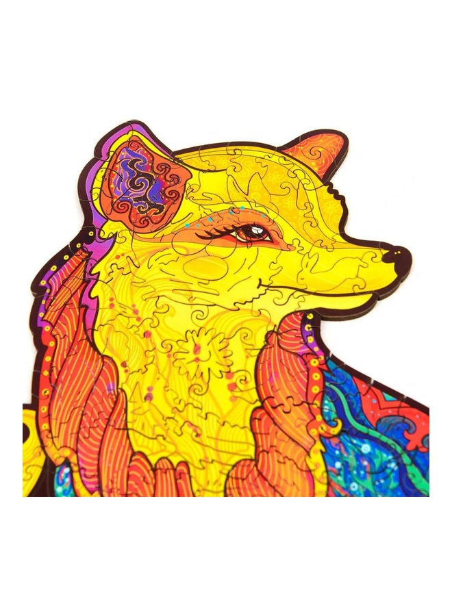 108-Piece Animal Shape Wooden Jigsaw Puzzle