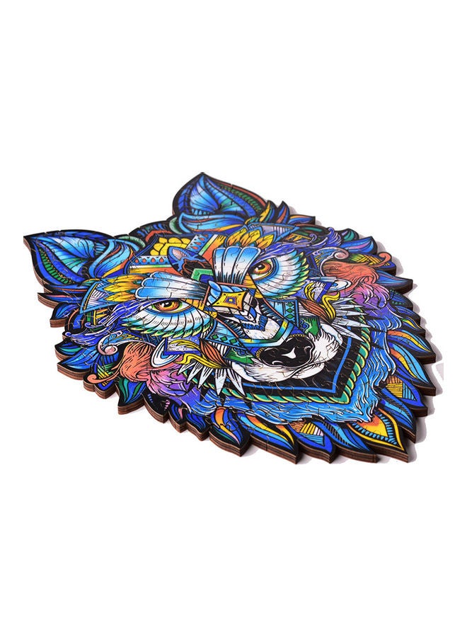 187-Piece Animal Shape Wooden Jigsaw Puzzle