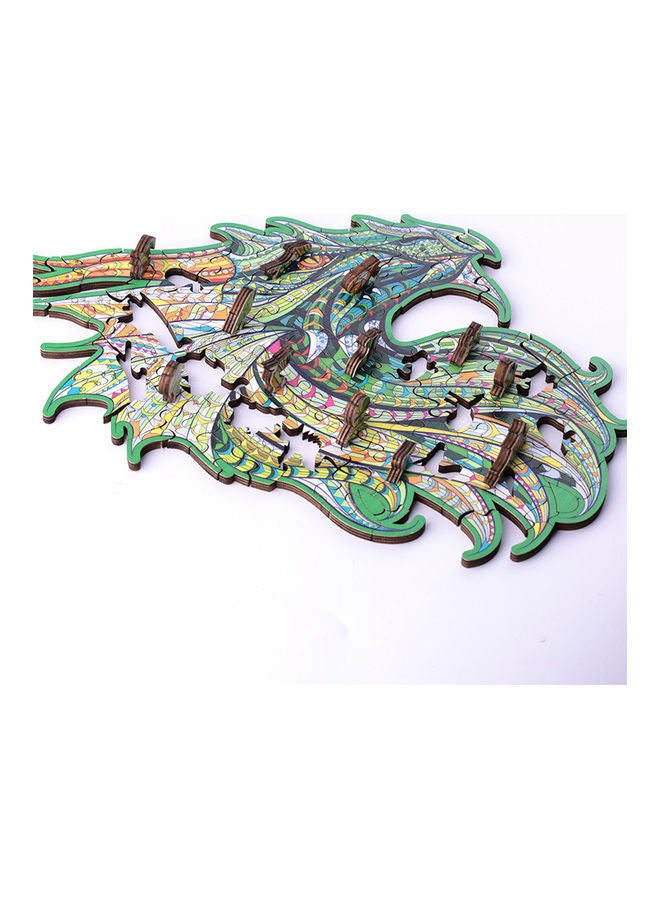 95-Piece Animal Shaped Wooden Jigsaw Puzzle Set