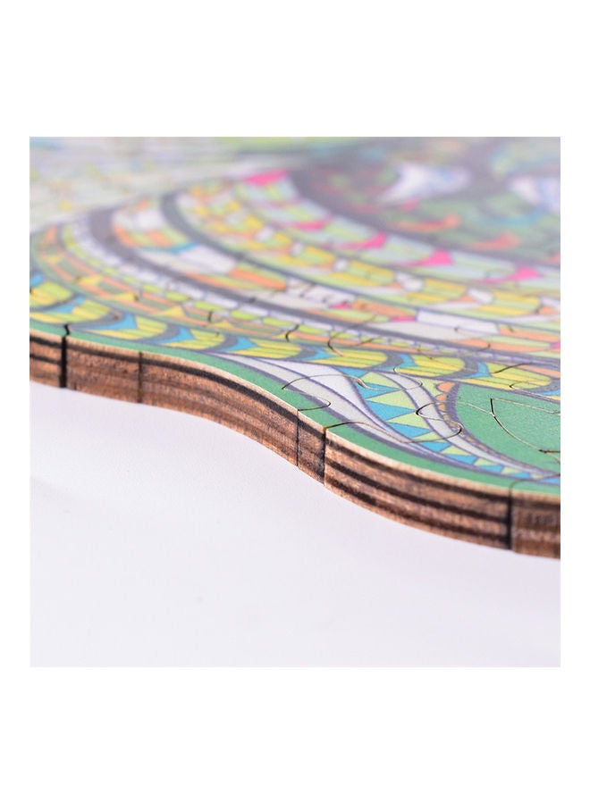 95-Piece Animal Shaped Wooden Jigsaw Puzzle Set