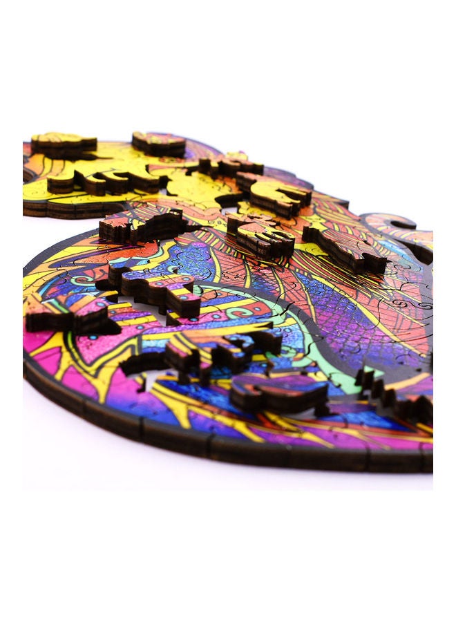 200-Piece Animal Shaped Wooden Jigsaw Puzzle