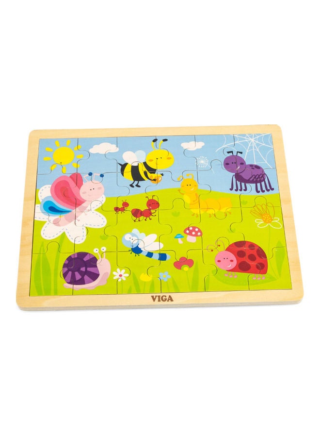 24-Piece Deluxe Wooden Jigsaw Puzzle