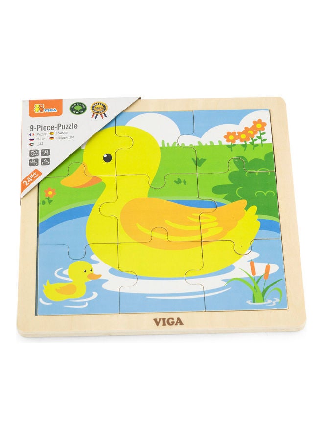 9-Piece Wooden Duck Puzzle