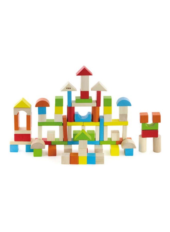 80-Piece Wooden Blocks