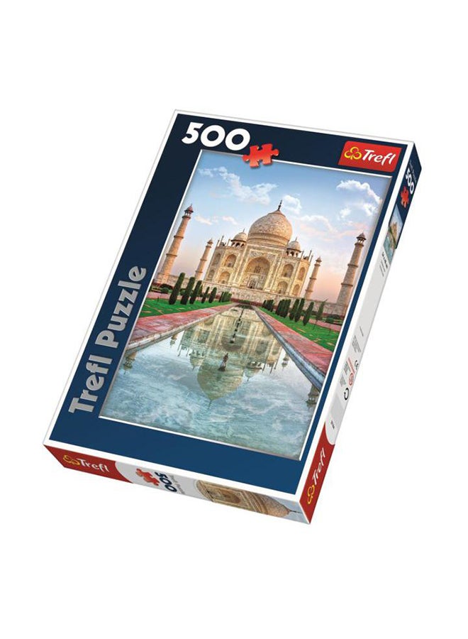 500-Piece Taj Mahal Jigsaw Puzzle Set 37164 48x34cm