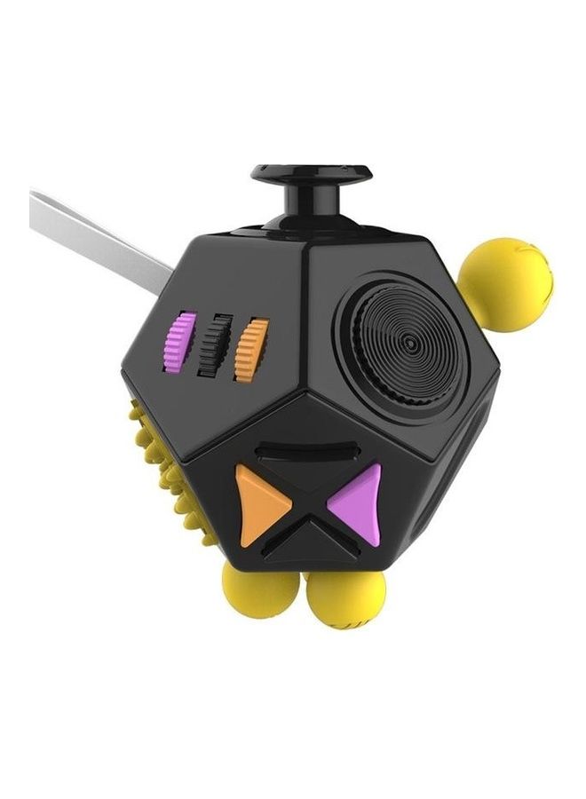 12 Sides Magic Cube Generation Decompression Cube Toy With Gears And Rotating Dial Joystick