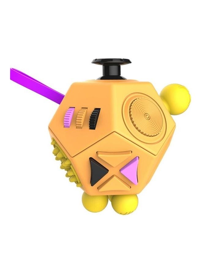 12 Sides Magic Cube Generation Decompression Toy With Gears And Rotating Dial Joystick