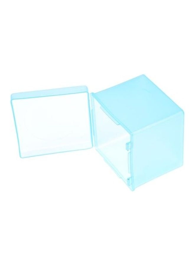 2-Piece Transparent Square Shape Cube Protection Box