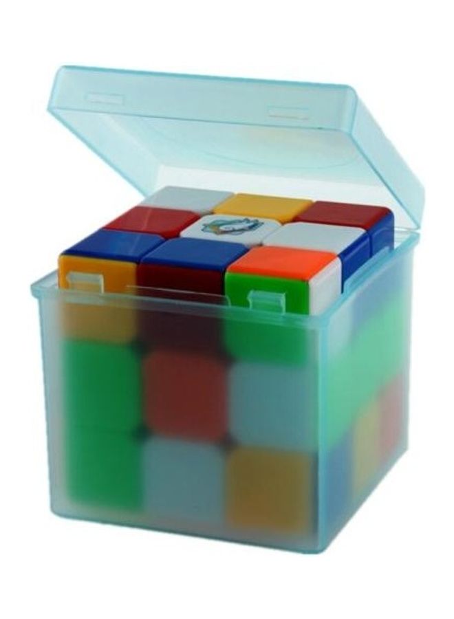 2-Piece Transparent Square Shape Cube Protection Box