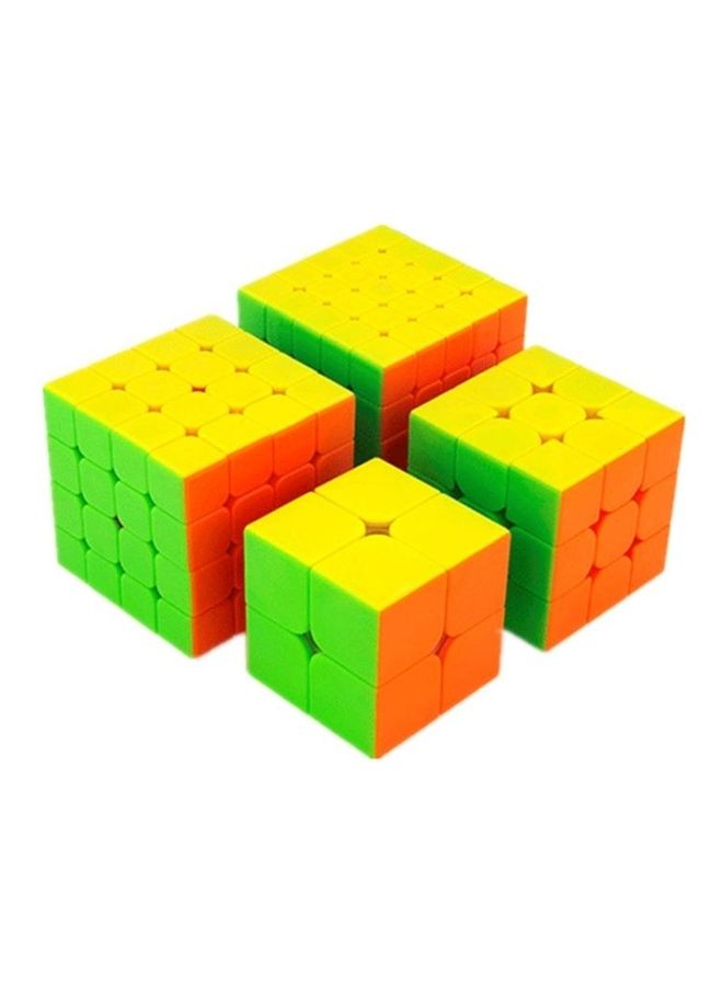 4-Piece Professional Competition Shaped Puzzle Cubes Set