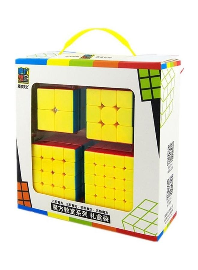 4-Piece Professional Competition Shaped Puzzle Cubes Set