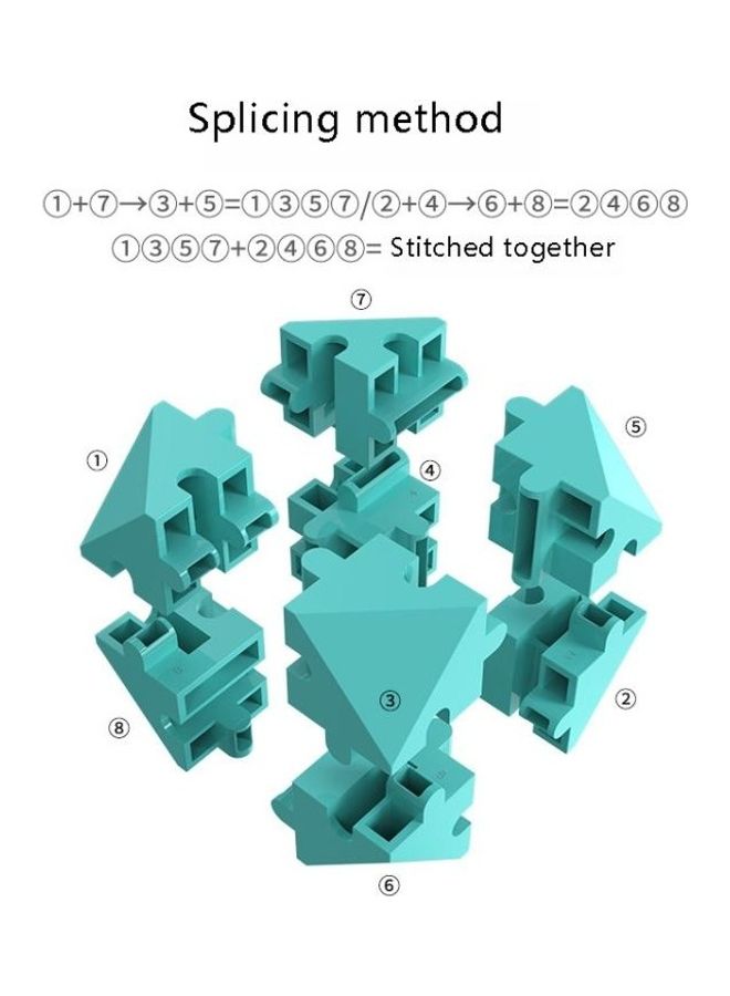 Three-Dimensional Intelligence Magic Cube Puzzle