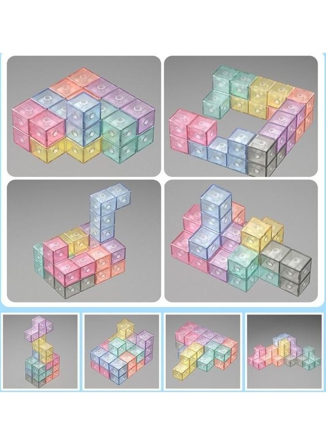 Luxury Magnetic Building Blocks Cube Assembling Puzzle Toy