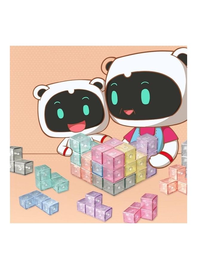 Luxury Magnetic Building Blocks Cube Assembling Puzzle Toy