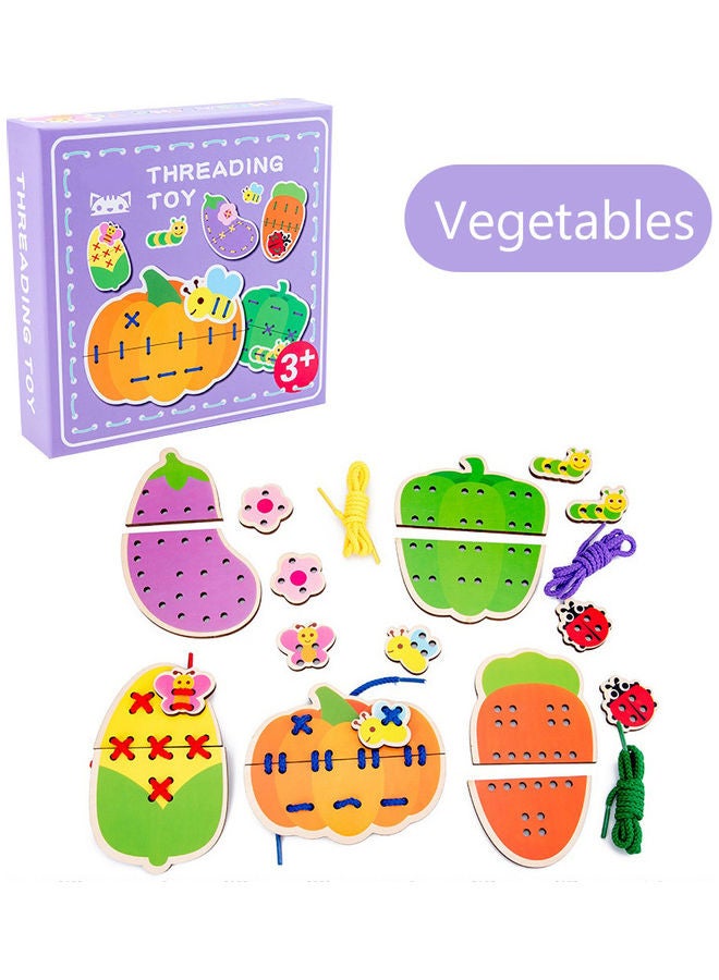 Vegetable Puzzle Toy Set