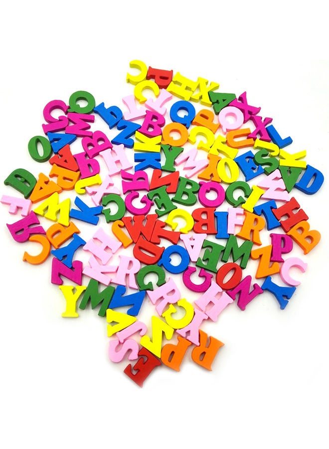 100-Piece Alphabetical Wooden Jigsaw Puzzle 16x11x11cm