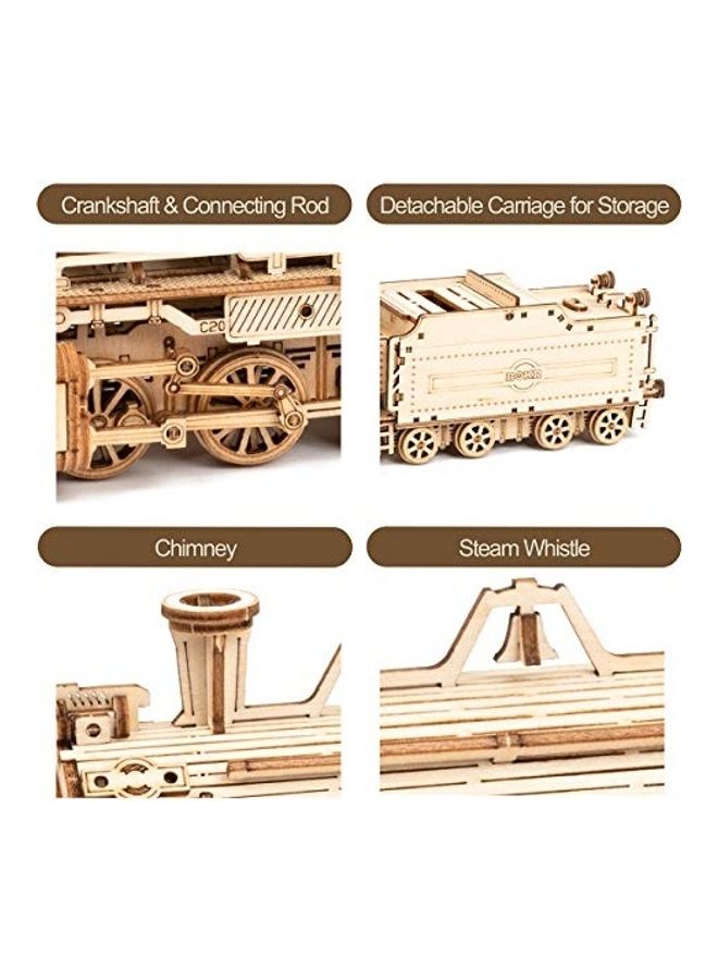 3D Wooden Puzzle Set 6.5x7x5inch