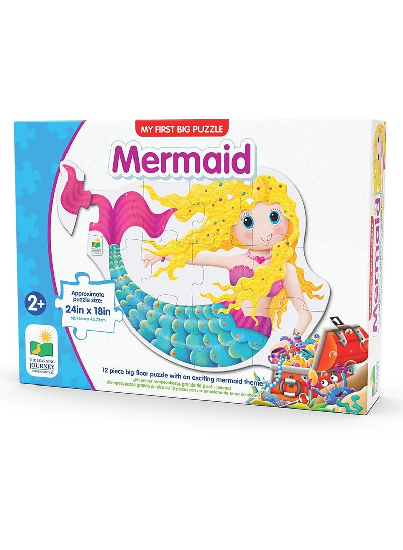 12-Piece My First Big Puzzle Mermaid