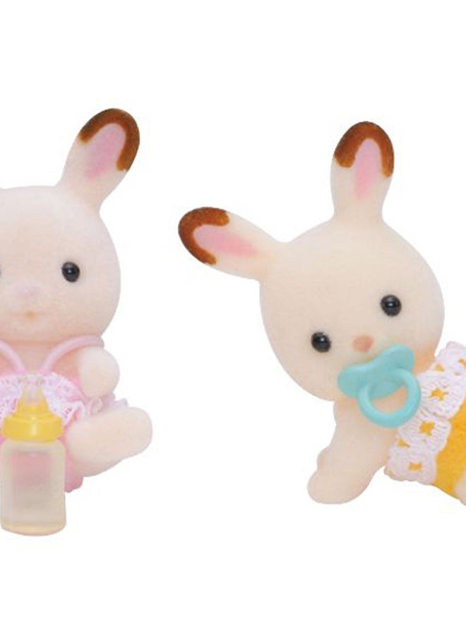 Chocolate Rabbit Twin Toy