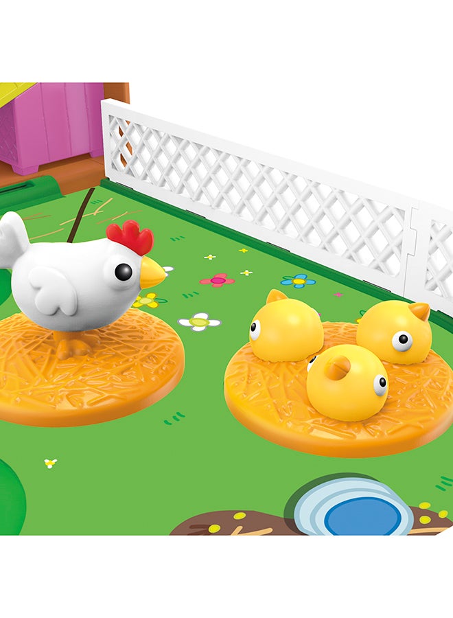 Peppa  Peppa’s Adventures Peppa’s Petting Farm Fun Playset Preschool Toy, Includes 1 Figure and 4 Accessories, Ages 3 and Up