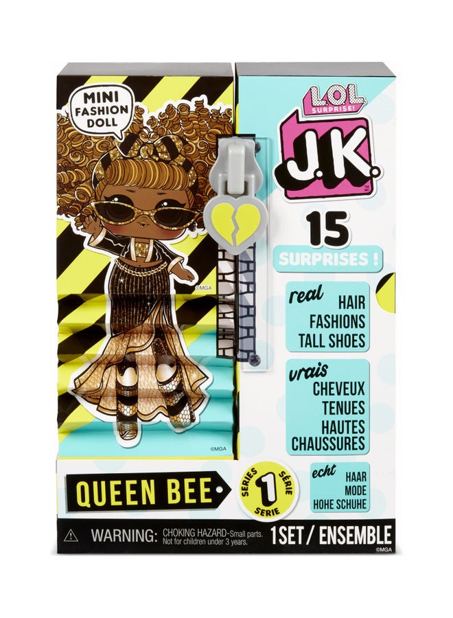 J.K. Doll-Queen Bee Mini Fashion Doll With 15 Surprises