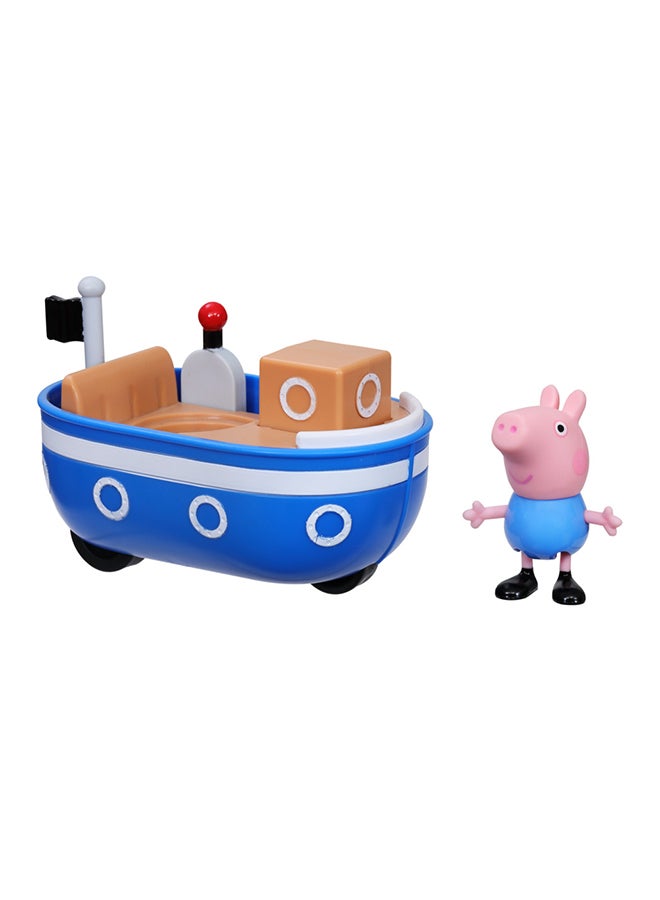 Peppa  Peppa's Adventures Little Boat Toy Includes 3-inch George  Figure, Inspired by the TV Show, For Preschoolers Ages 3 and Up