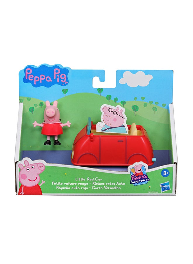 Peppa  Peppa’s Adventures Little Vehicles Little Red Car Toy with Figure, Ages 3 and Up