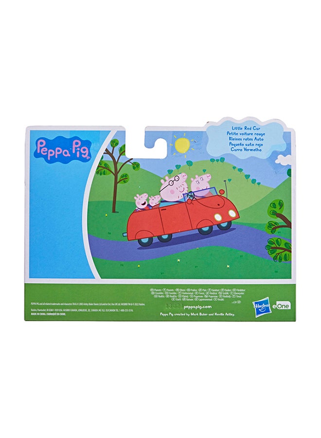 Peppa  Peppa’s Adventures Little Vehicles Little Red Car Toy with Figure, Ages 3 and Up