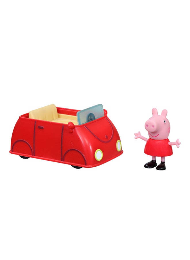 Peppa  Peppa’s Adventures Little Vehicles Little Red Car Toy with Figure, Ages 3 and Up