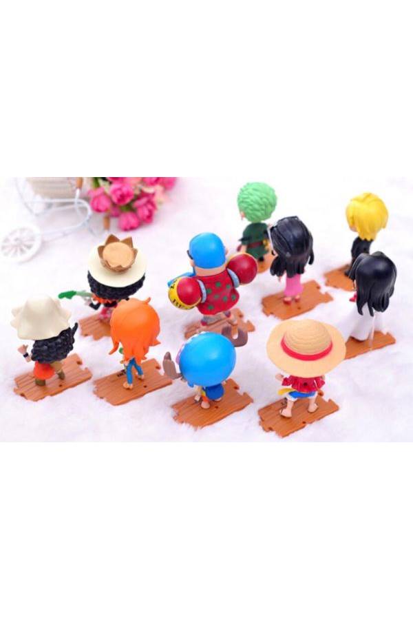 10-Piece Anime Miniature