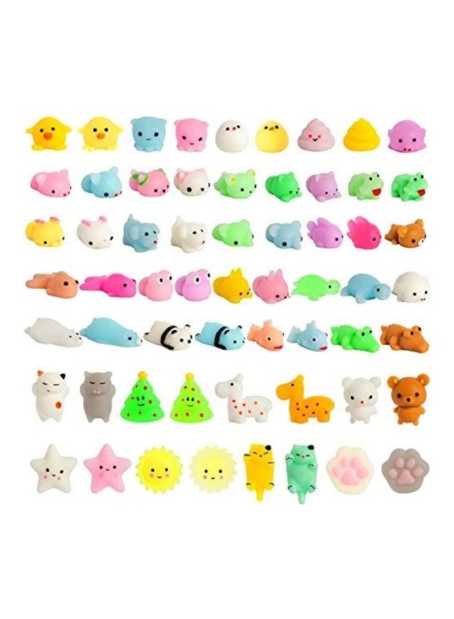 60-Piece Mochi Squeeze Toys