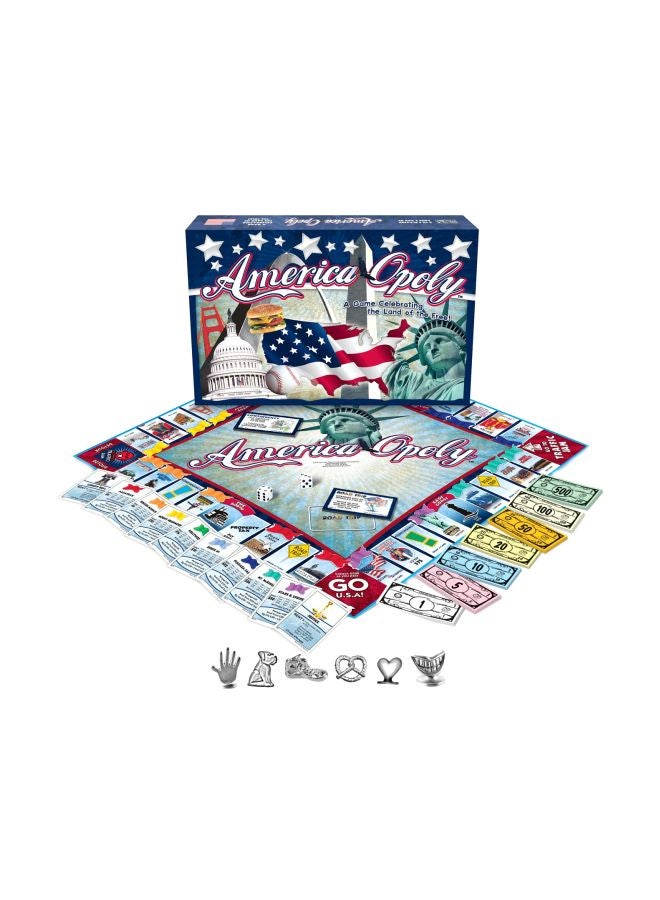 America Opoly Board Game 5511837