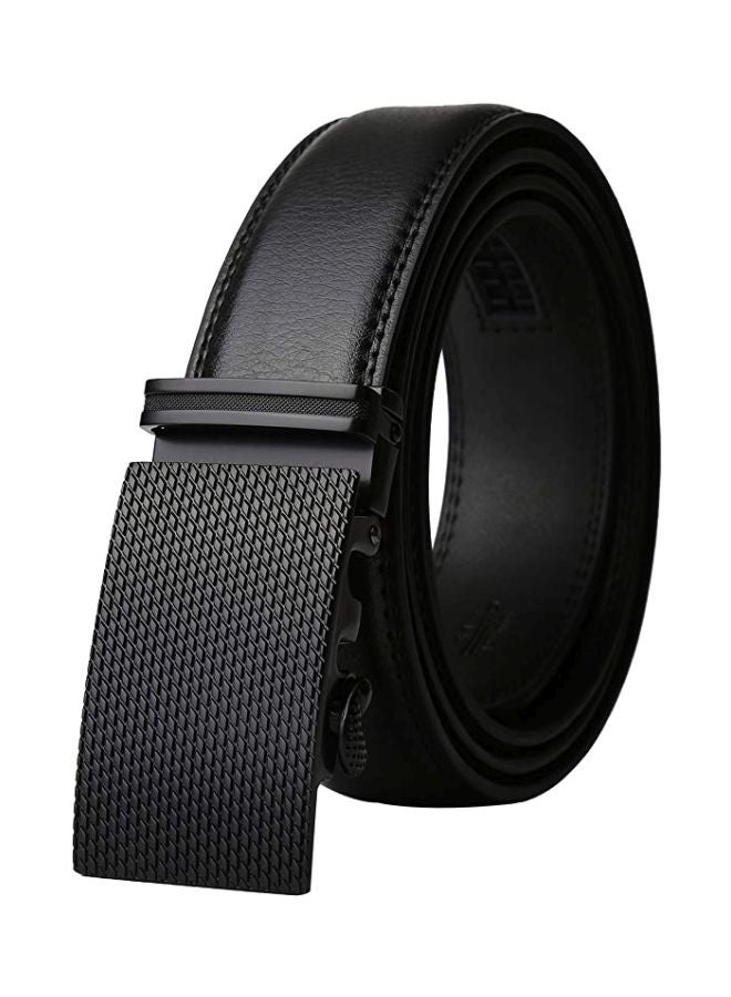 Solid Leather Belt Black