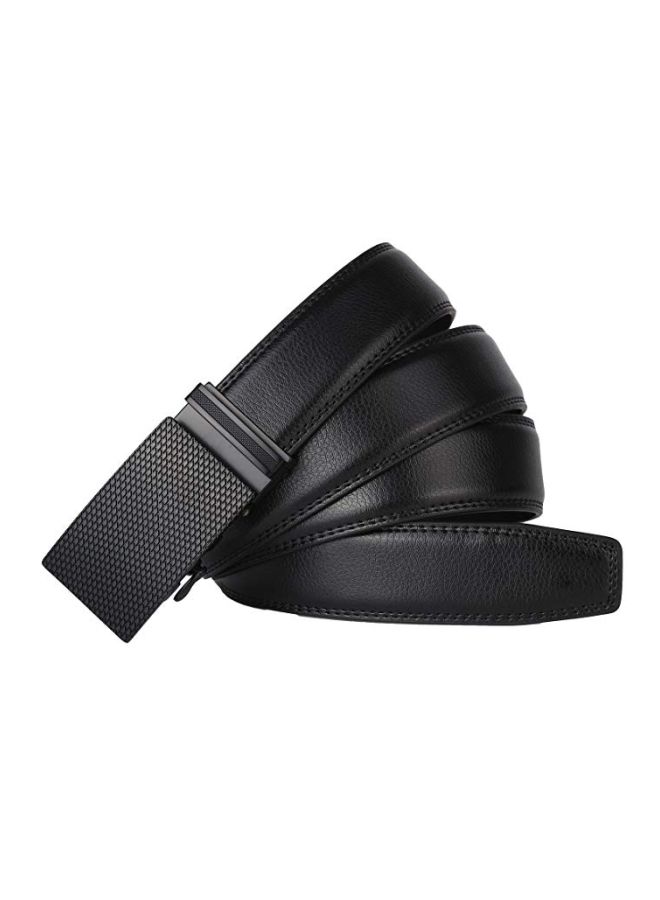 Solid Leather Belt Black