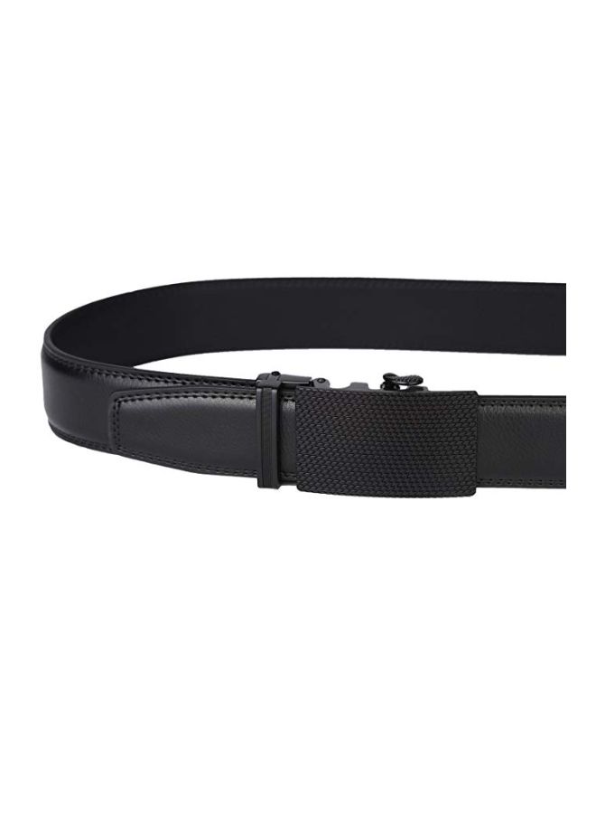 Solid Leather Belt Black