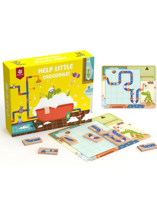Little Crocodile Loves Bathing Children's Logical Thinking Training 24.5cm