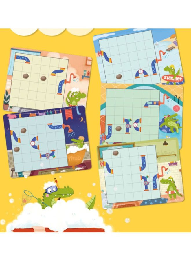 Little Crocodile Loves Bathing Children's Logical Thinking Training 24.5cm