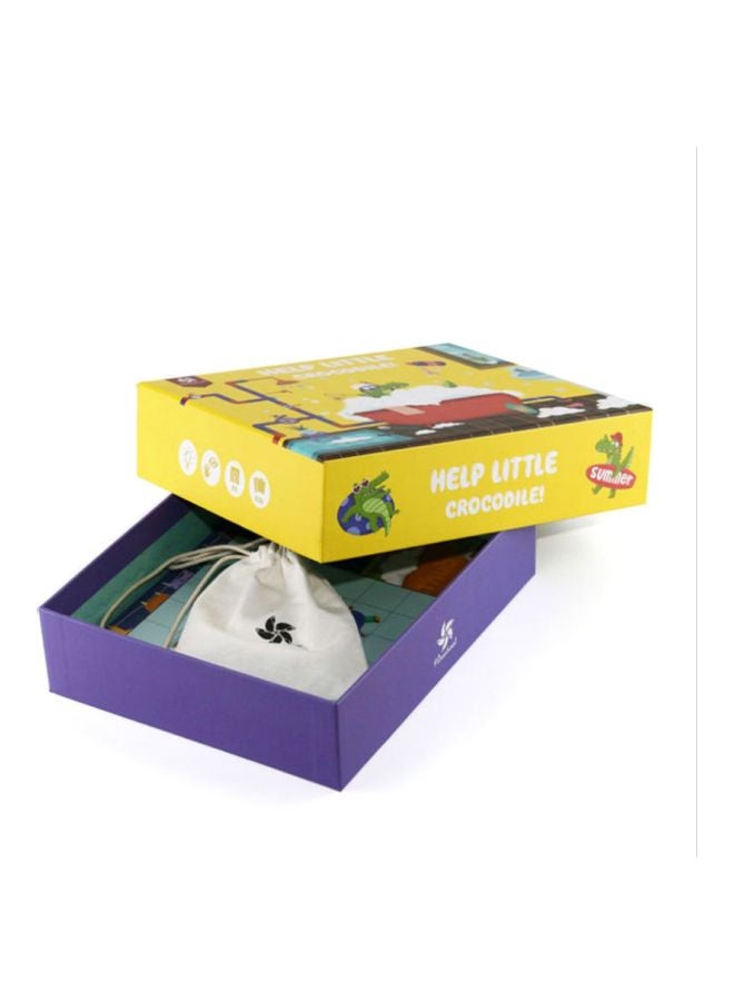 Little Crocodile Loves Bathing Children's Logical Thinking Training 24.5cm