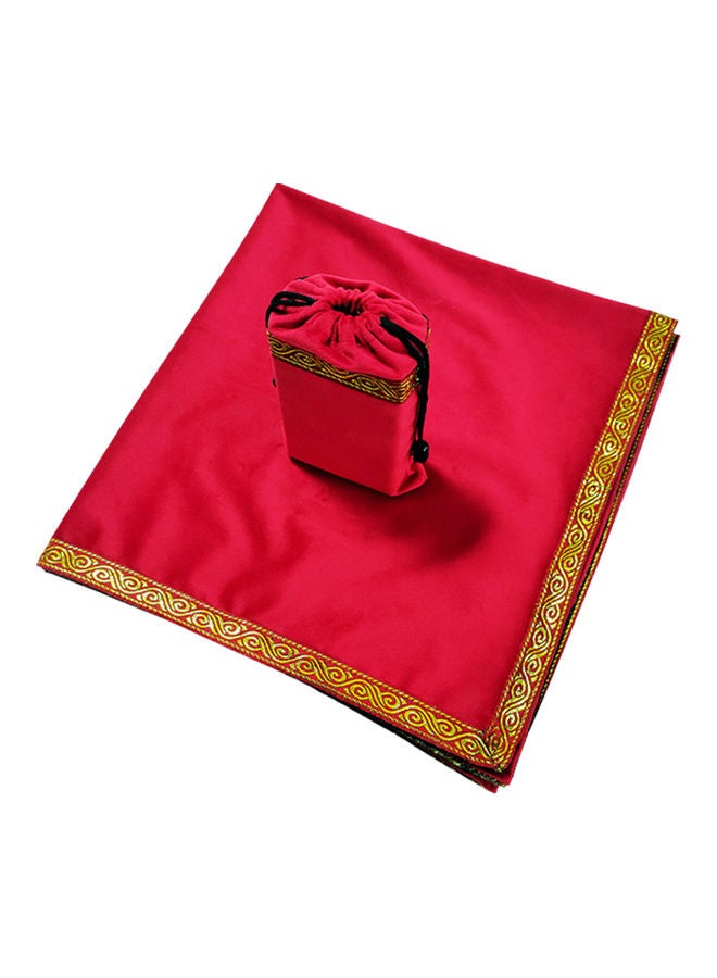 Tarot Divination Velvet Tablecloth With Bag