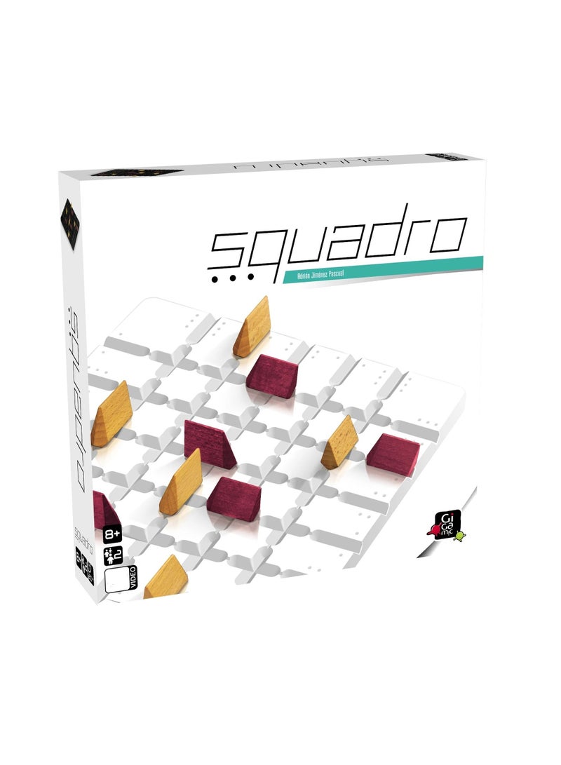 Squadro Base Game - Strategy Game - Gigamic - For Ages 8+ - Original - One Size