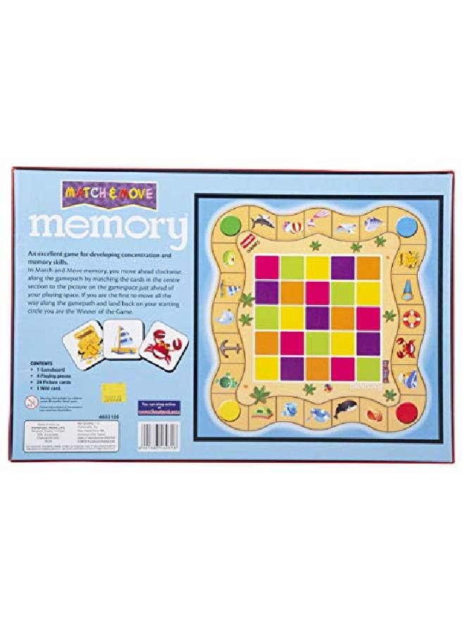 Memory Match And Move Multicolor