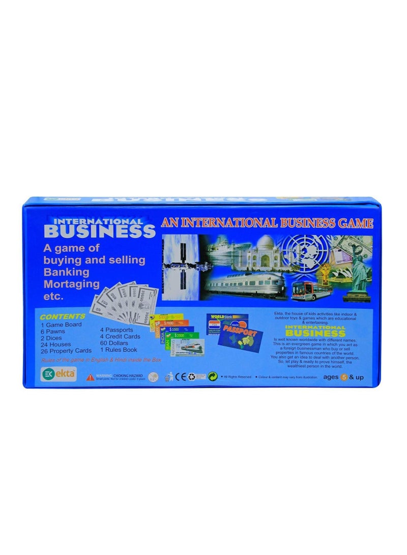 Plastic and Paper International Business Family Board Game