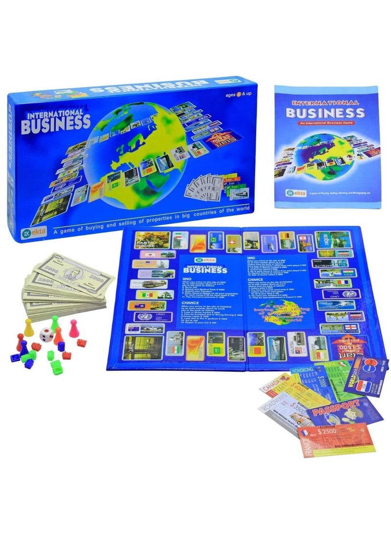 Plastic and Paper International Business Family Board Game